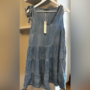 She + Sky Denim Dress